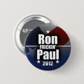 Ron Paul voor President Ronde Button 5,7 Cm (Voorkant /achterkant)