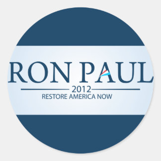 Ron Paul voor President Ronde Sticker