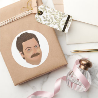 Ron Swanson Sticker Parks en Rec