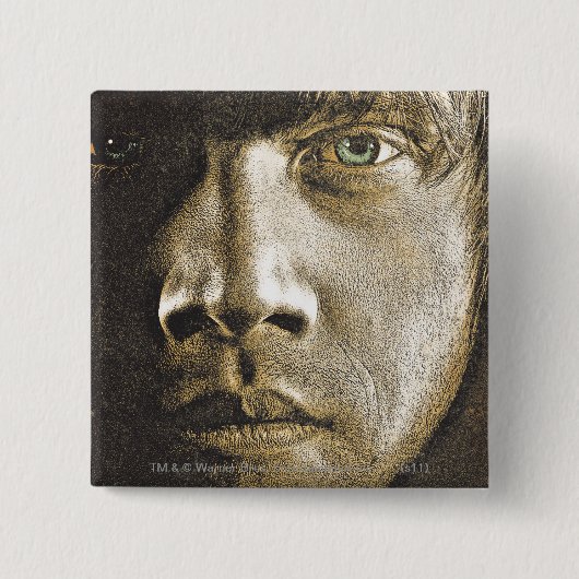 Ron Weasley 1 Vierkante Button 5,1 Cm (Voorkant)