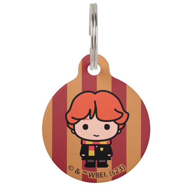 Ron Weasley Cartoon Character Art Huisdierpenning (Voorkant)