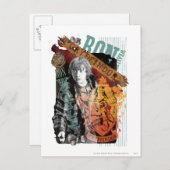 Ron Weasley Collage 1 Briefkaart (Voorkant / Achterkant)