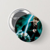 Ron Weasley en Lucius Malfoy Ronde Button 5,7 Cm (Voorkant /achterkant)