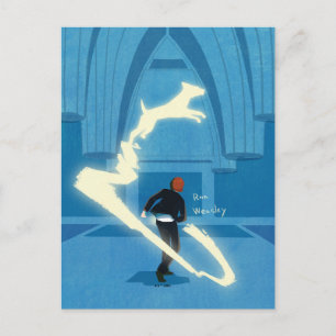 Ron Wemel Patronus-schildering Briefkaart