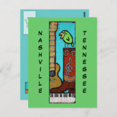 Ron York Art Nashville, TN briefkaart (Voorkant / Achterkant)