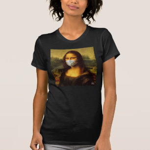 "Rona Mona" Gemaskerde Mona Lisa T-shirt
