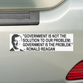 Ronal Reagan Quote Bumpersticker (Op auto)