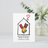 Ronald McDonald Hands Briefkaart (Staand voorkant)