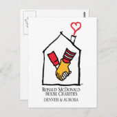 Ronald McDonald Hands Briefkaart (Voorkant / Achterkant)