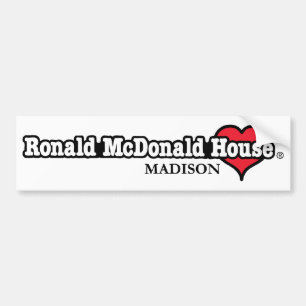 Ronald McDonald Hart Bumpersticker