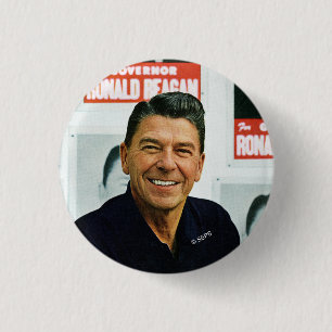 Ronald Reagan Ronde Button 3,2 Cm