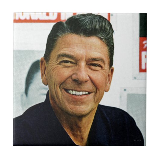 Ronald Reagan Tegeltje (Voorkant)
