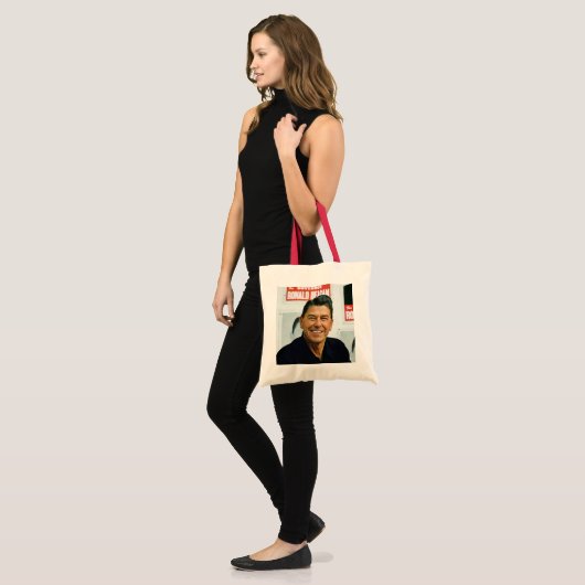 Ronald Reagan Tote Bag (Voorkant (model))