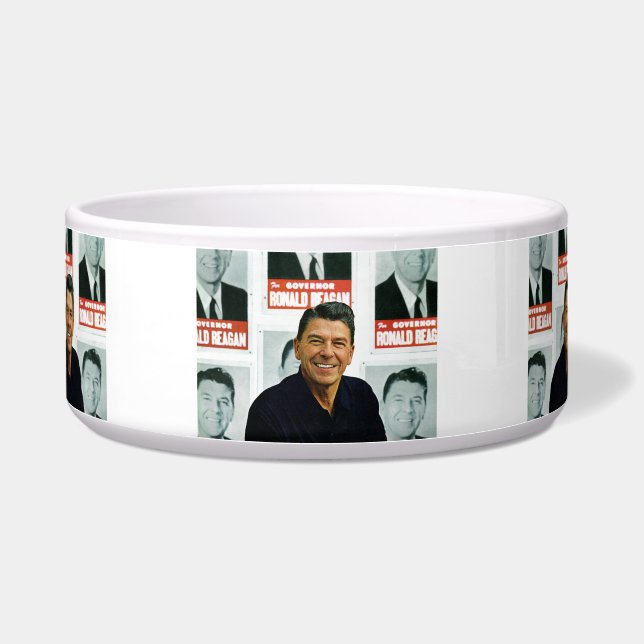 Ronald Reagan Voerbakje (Voorkant)