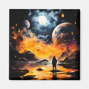 Ronaut Kosmische Horizon Reis Magneet