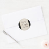 Rond 002 Profitez de petites choses Sticker (Enveloppe)