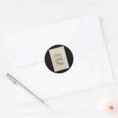 Rond 007 Profitez de petites choses Sticker (Enveloppe)