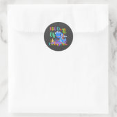 Rond 100 Jours D'Enseignant Dinosaure Sticker (Sac)
