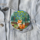 Rond 10 Cm Autistic and Loved Autistic Pin badge (En situation)