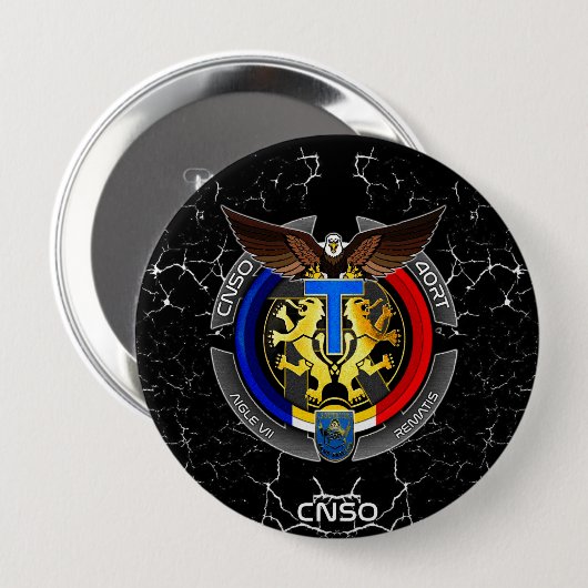 ROND 10 CM BADGE AIGLE7 (Devant & derrière)