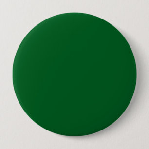 Rond 10 Cm Badge circulaire vert vierge sur veste en jean