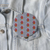 Rond 10 Cm Badge de cupcakes (En situation)