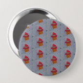 Rond 10 Cm Badge de cupcakes (Devant & derrière)
