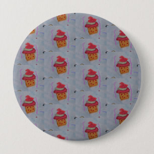 Rond 10 Cm Badge de cupcakes