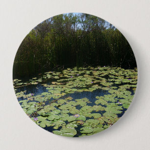 Rond 10 Cm Badge de l'arrière Lily Pads