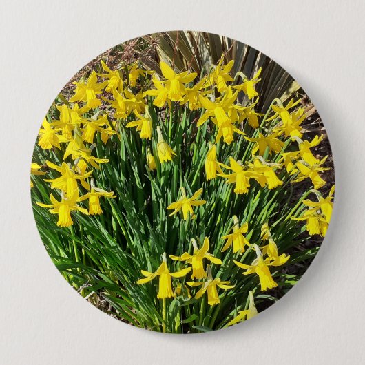 Rond 10 Cm Badge de Spring Yellow (Devant)
