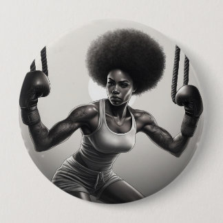 Rond 10 Cm badge girl boss