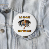 Rond 10 Cm Badge La Force est en moi (En situation)