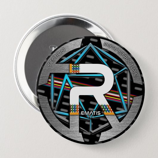 ROND 10 CM BADGE REMATIS (Devant & derrière)
