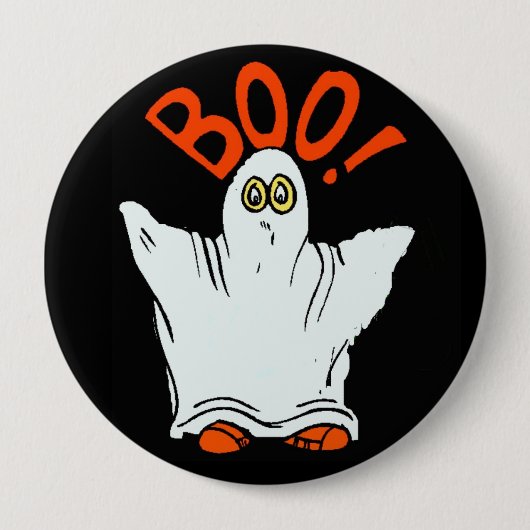 Rond 10 Cm Boo ! Badge (Devant)