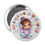 Rond 10 Cm I have sensory issues Pin Button Badge<br><div class="desc">A thoughtful and stylish pin designed to raise awareness and promote understanding of sensory sensitivities. Perfect for individuals who experience sensory processing challenges,  this badge communicates important information with clarity and compassion. Ideal for everyday wear on jackets,  bags,  or lanyards,  it helps create a more inclusive and supportive environment.</div>