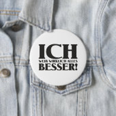 Rond 10 Cm Ich weiß wirklich alles Besser! Badge (En situation)