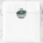 Rond 10e Sticker pour vétérans des bérets verts des for (Sac)
