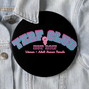 Rond 15,2 Cm badge club TERF
