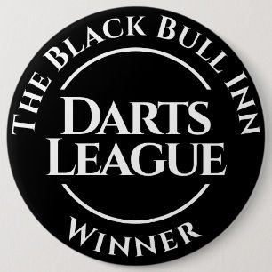 Rond 15,2 Cm Badge de gagnant de ligue de fléchettes de pub per