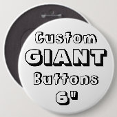 Rond 15,2 Cm Badge géant 6" Bouton (Devant & derrière)