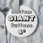 Rond 15,2 Cm Badge géant 6" Bouton (En situation)