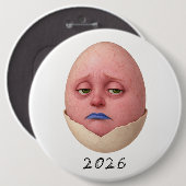 Rond 15,2 Cm Décomposition 2026 Badge Extra Large (Devant & derrière)