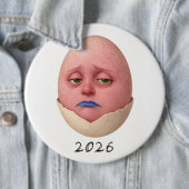 Rond 15,2 Cm Décomposition 2026 Badge Extra Large (En situation)