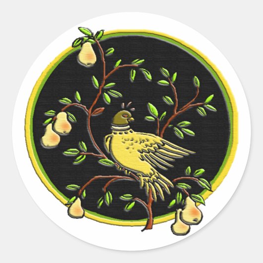 Rond 1er Sticker de Noël #2 (Devant)