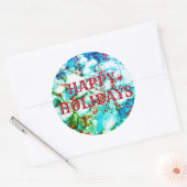 ROND 1HEUREUX VACANCES BERRIES STICKER (Enveloppe)