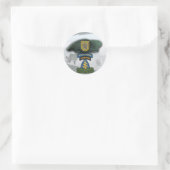 Rond 1re Special Forces Green Berets flash Sticker (Sac)