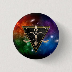 Rond 2,50 Cm Badge Balance Zodiaque Cadeau Astrologie