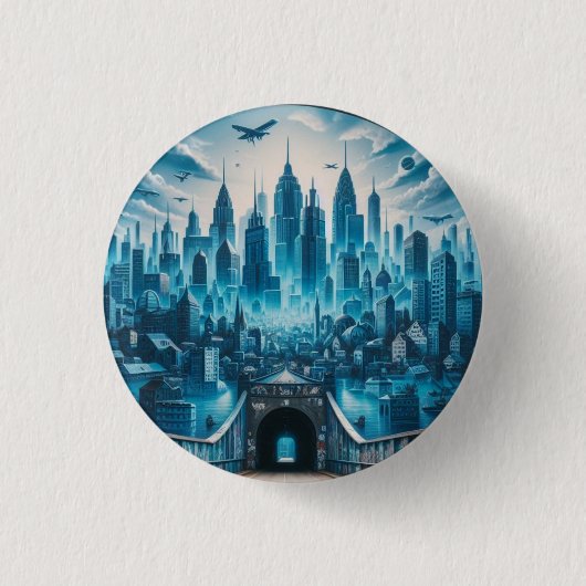 Rond 2,50 Cm Badge d'art Graffiti (Devant)