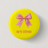 Rond 2,50 Cm Badge de Diva (Devant)
