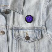 Rond 2,50 Cm Badge de la planète violette (En situation)